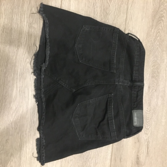 AE Ripped Jean Skirt - Picture 2 of 2